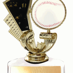 Spinning Baseball 5.5" Trophy