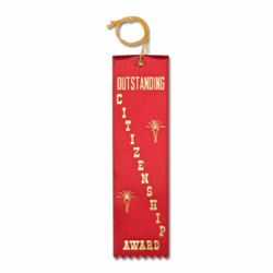 STRB11C - Outstanding Citizenship Stock Carded Ribbon