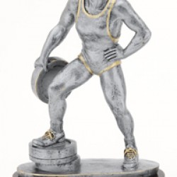 Resin Sculpture Bar In Hand Trophy