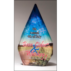 Sublimatable Diamond Acrylic Award
