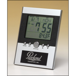 Multi-function clock with large LCD screen