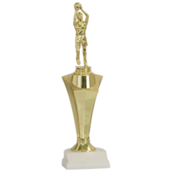 Star Column Riser Basketball Trophy